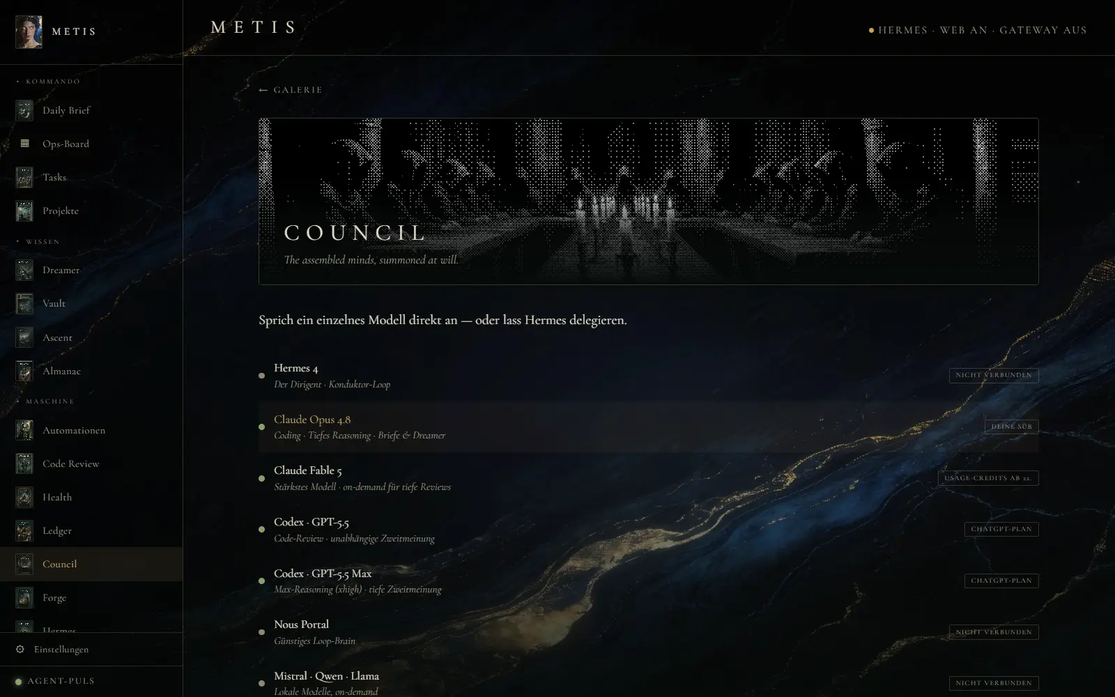 Metis — The Council